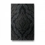 German Wall Covering, size 10m x 0.53m, Black Color, Model 10060-37