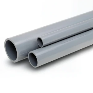 مواسير UPVC الوطني جدول 40 مقاس 1 إنش سمك 3.38 مم لون رمادي
