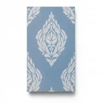 German Wallpaper, Blue Color, Length 10 m, Width 0.53 m, Model: 10060-44