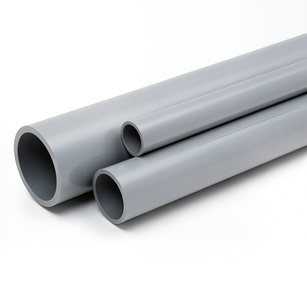 مواسير UPVC الوطني جدول 40 مقاس 2 ½ إنش سمك 5.16 مم لون رمادي