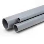 مواسير UPVC الوطني جدول 40 مقاس 3 إنش سمك 5.49 مم لون رمادي