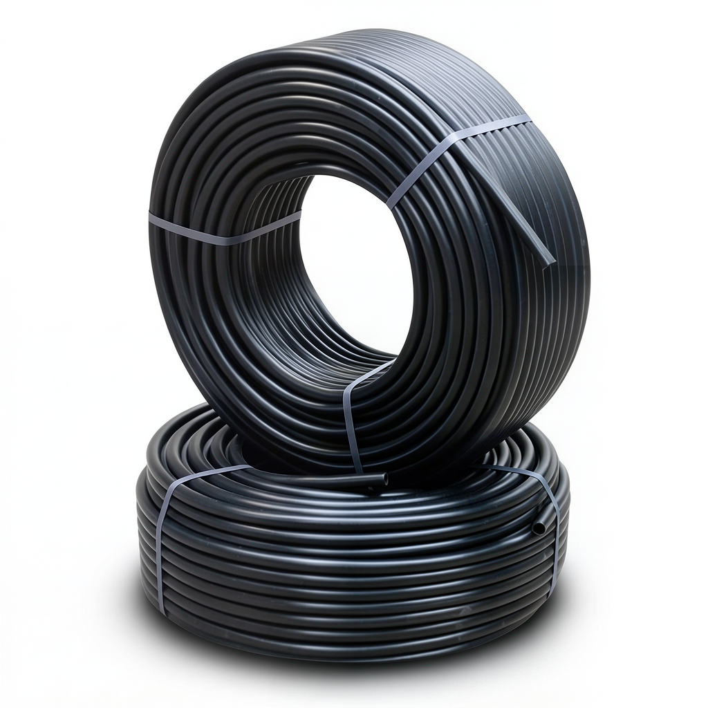 أنابيب HDPE PE 80 ضغط 12.5 بار قطر خارجي 25 مم سمك 2.3 مم لون أسود