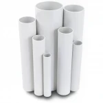 UPVC Pipes Modern Technology Nominal Pressure 6 Bar Outside Diameter 160 mm Thickness 4.7 mm White Colour