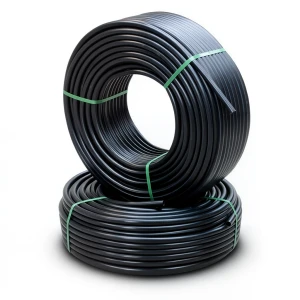أنابيب HDPE الراجحي PE 63 ضغط 15.9 بار قطر 90 مم سمك 12.3 مم أسود