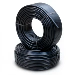 أنابيب HDPE PE 100 ضغط 20 بار قطر خارجي 16 مم سمك 2 مم لون أسود