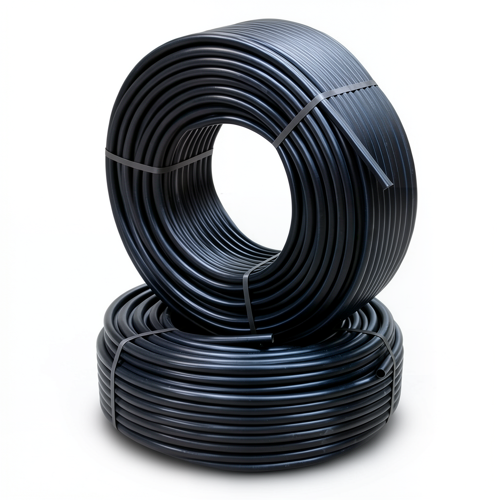 أنابيب HDPE PE 100 ضغط 20 بار قطر خارجي 16 مم سمك 2 مم لون أسود