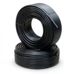أنابيب HDPE PE 63 ضغط 15.9 بار قطر 110 مم سمك 15.1 مم أسود