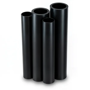 مواسير HDPE PE 100 ضغط 16 بار قطر 225 مم سمك 20.5 مم لون أسود