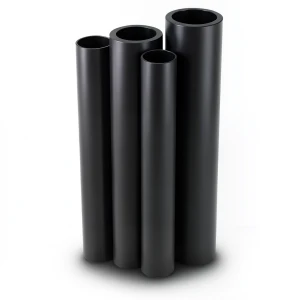 مواسير HDPE الراجحي PE 80 ضغط 12.5 بار قطر خارجي 250 مم سمك 22.7 مم لون أسود