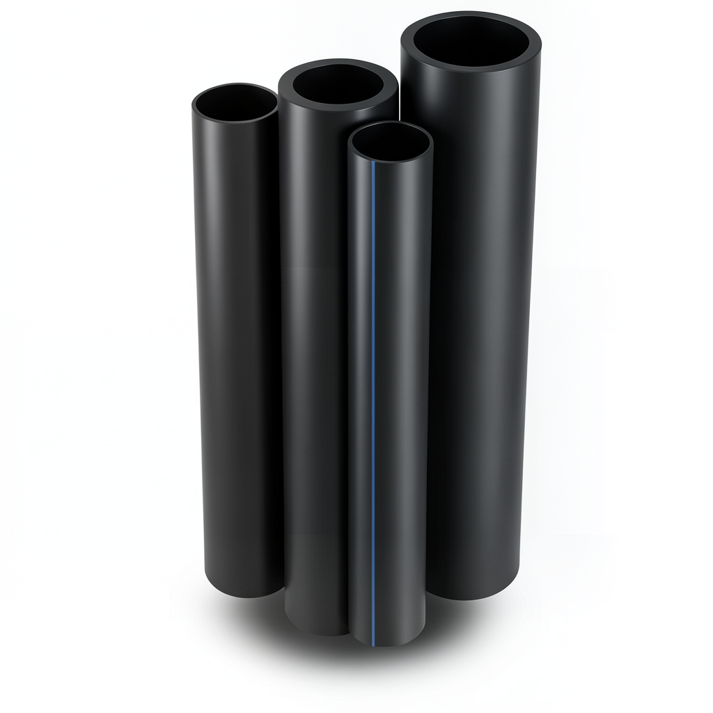 مواسير HDPE الراجحي PE 100 ضغط 16 بار قطر خارجي 250 مم سمك 22.7 مم أسود