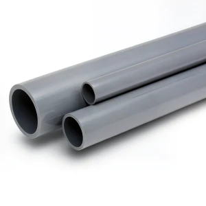 مواسير UPVC مقاس ½ 1 إنش سمك 2.03 مم لون رمادي