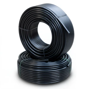 أنابيب HDPE PE 63 ضغط 10 بار قطر 50 مم سمك 4.6 مم لون أسود