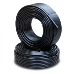 أنابيب HDPE PE 63 ضغط 10 بار قطر 63 مم سمك 5.8 مم لون أسود
