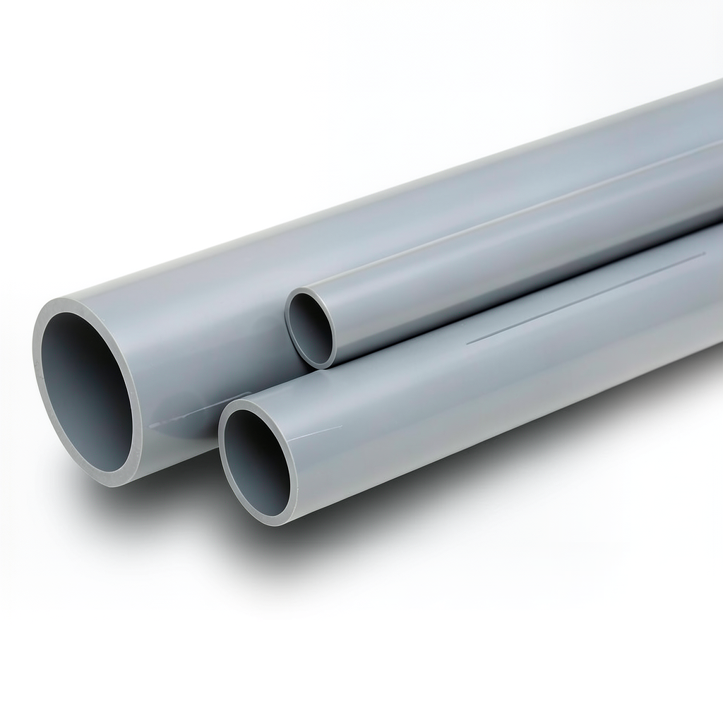 UPVC Pipes 3 Inch Thickness 3.18 mm Gray Colour