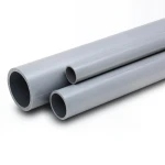 مواسير UPVC الوطني جدول 40 مقاس ½ 1 إنش سمك 3.68 مم لون رمادي