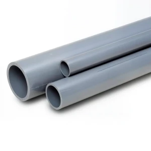 قنوات PVC الوطنية الجدول 40 مقاس 1 1/4 بوصة سمك جدار 3.56 ملم لون رمادي