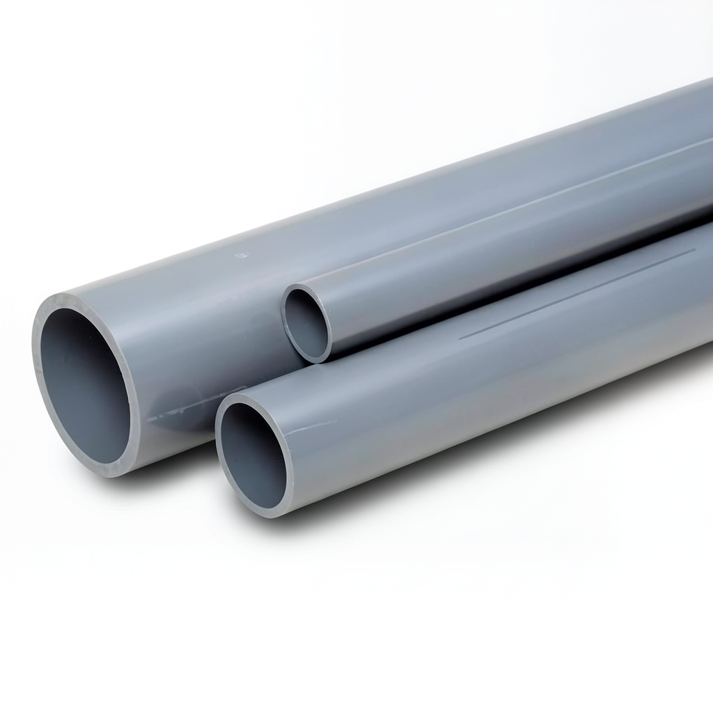 National Kham UPVC Conduit Pipe 1 1/4 Inch Schedule 40 Gray 3.56mm Wall Thickness