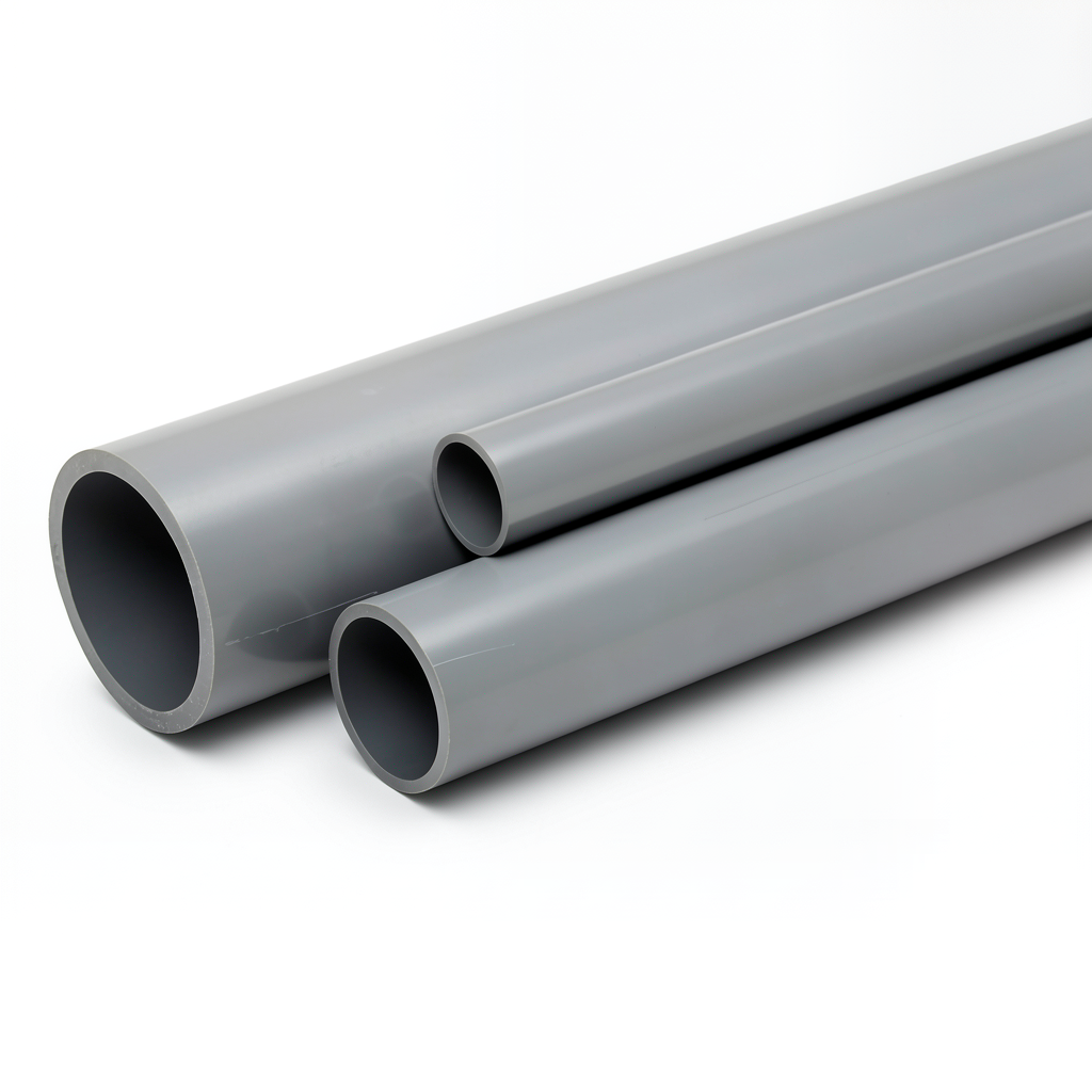 مواسير UPVC الوطني جدول 40 مقاس 2 إنش سمك 3.91 مم لون رمادي