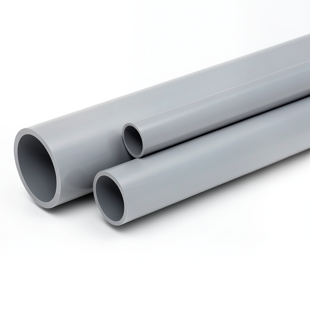 مواسير UPVC الوطني جدول 40 مقاس 2 ½ إنش سمك 5.16 مم لون رمادي
