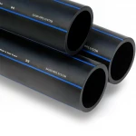 أنابيب HDPE السعودي  PE 100 ضغط 16 بار قطر خارجي 630 مم سمك 57.2 مم لون اسود