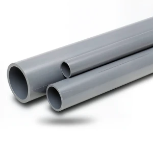 مواسير UPVC الوطني جدول 40 مقاس 4 إنش سمك 6.02 مم لون رمادي
