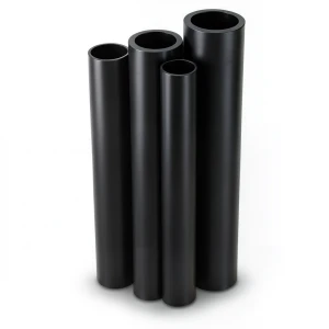 مواسير HDPE PE 100 ضغط 16 بار قطر 225 مم سمك 20.5 مم لون أسود