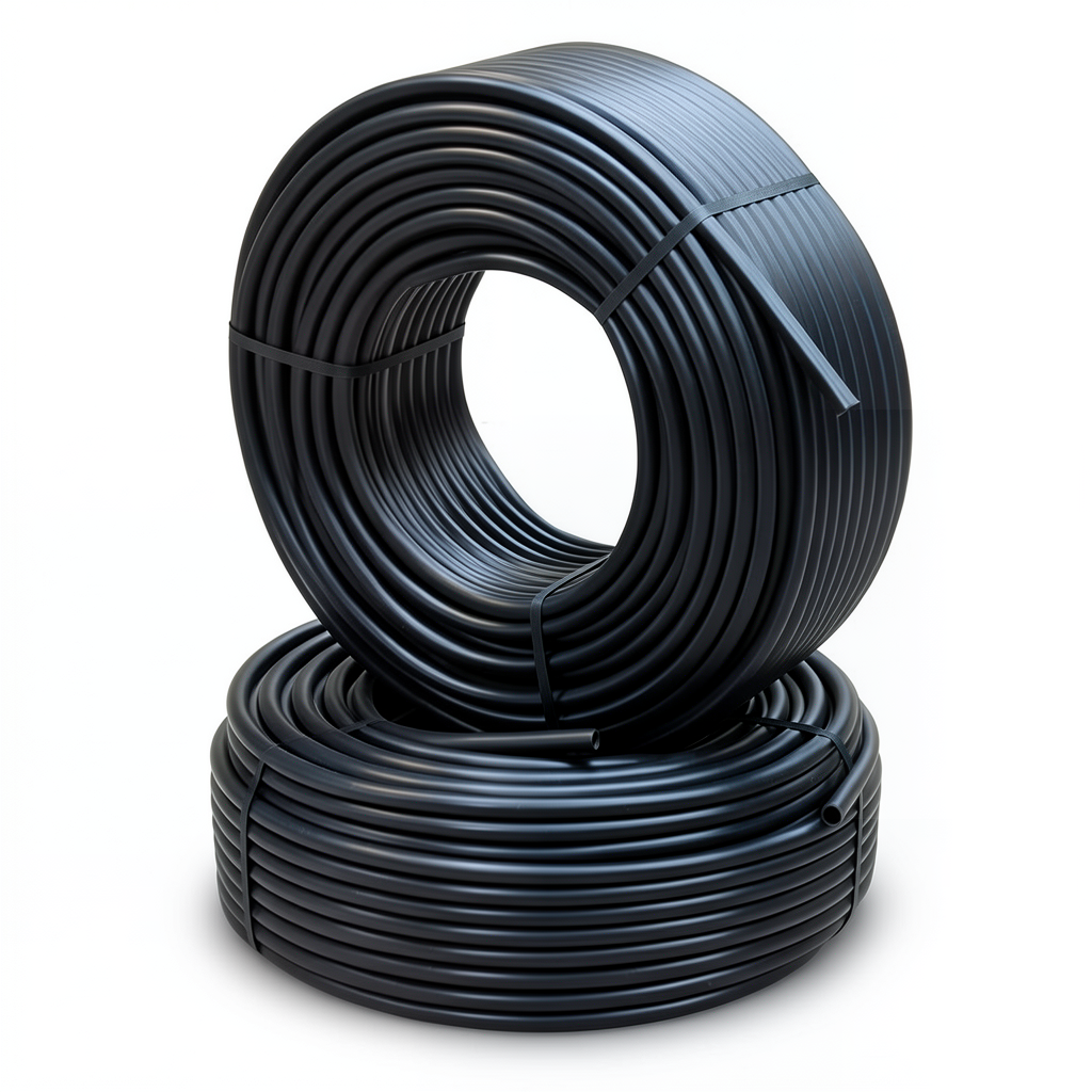 أنابيب HDPE PE 100 ضغط 20 بار قطر خارجي 16 مم سمك 2 مم لون أسود