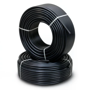 أنابيب HDPE الراجحي PE 63 ضغط 15.9 بار قطر خارجي 125 مم سمك 17.1 مم لون أسود