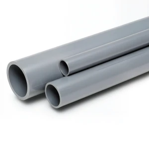 مواسير UPVC الوطني جدول 40 مقاس 5 إنش سمك 6.22 مم لون رمادي