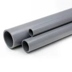 UPVC Pipes Schedule 40 Size 6 Inch Thickness 7.11 mm Gray