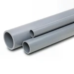 مواسير UPVC الوطني جدول 40 مقاس 8 إنش سمك 8.18 مم لون رمادي