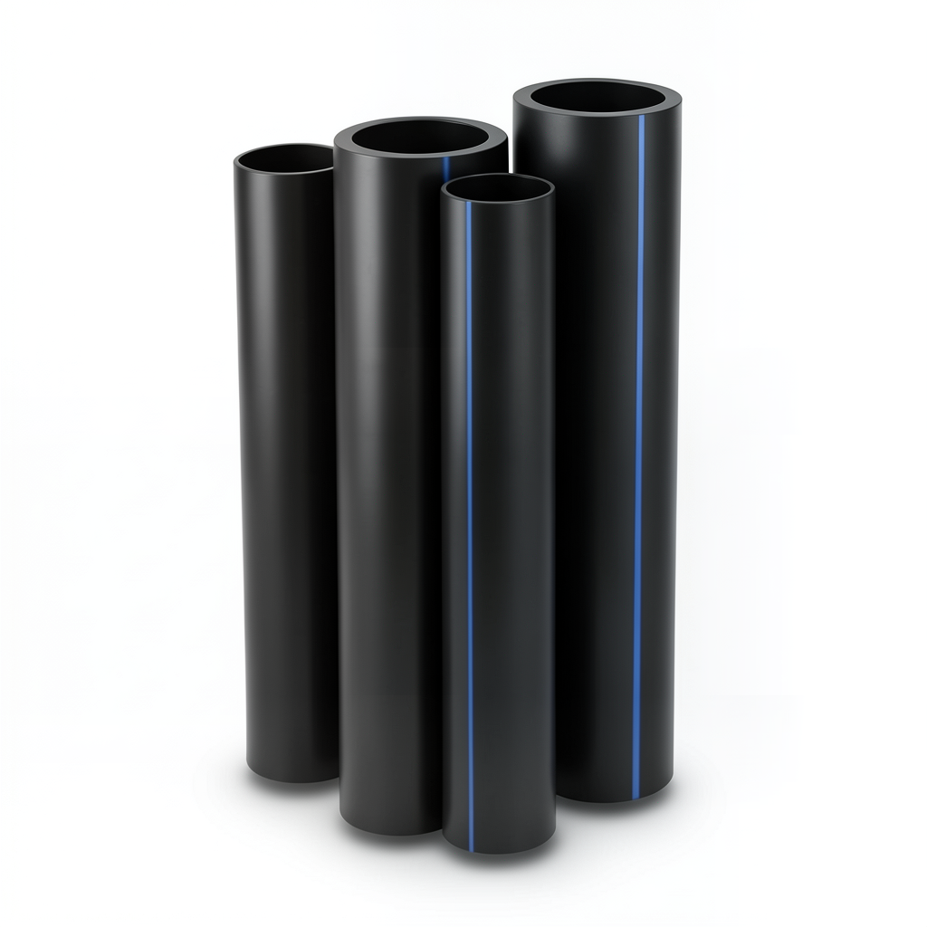 مواسير HDPE الراجحي PE 100 ضغط 16 بار قطر خارجي 250 مم سمك 22.7 مم أسود