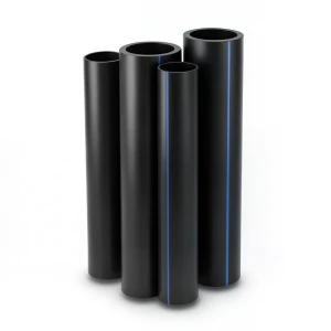 مواسير HDPE الراجحي PE 100 ضغط 16 بار قطر خارجي 250 مم سمك 22.7 مم أسود