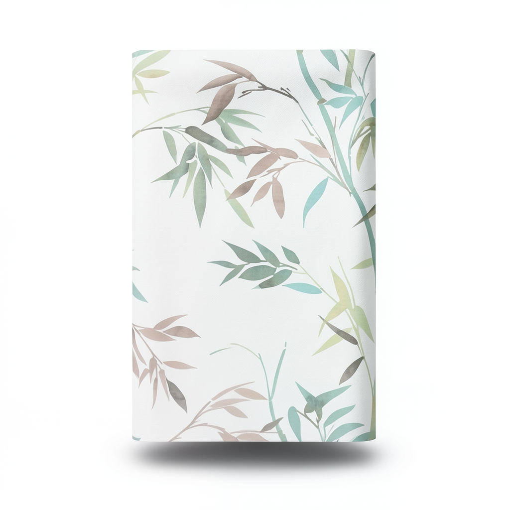 Leaf-patterned Wallpaper 10x0.53 m White, Model 10388-18