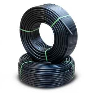 أنابيب HDPE PE 63 ضغط 10 بار قطر خارجي 110 مم سمك 10 مم لون أسود