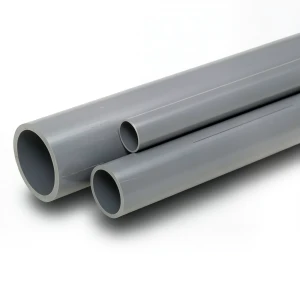 مواسير UPVC الوطني جدول 80 مقاس 3 إنش سمك 7.62 مم وزن 2.91 كجم / متر لون رمادي