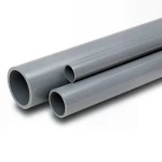 UPVC Pipes National Kham Schedule 80 Size 5 Inch Thickness 9.52 mm Gray