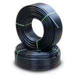 HDPE Pipes PE 63 Pressure 10 Bar Outside Diameter 20 mm Thickness 1.9 mm Black