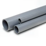 أنابيب UPVC جدول 80 مقاس 6 إنش سمك 10.97 مم لون رمادي