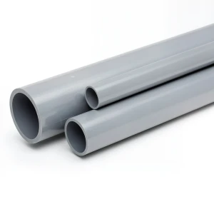 مواسير UPVC الوطني جدول 80 مقاس 8 إنش سمك 12.7 مم لون رمادي