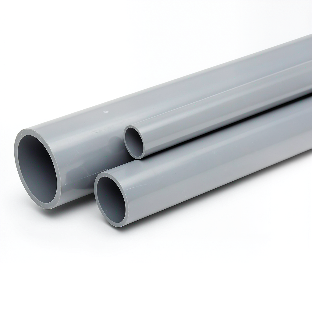 مواسير UPVC الوطني جدول 80 مقاس 8 إنش سمك 12.7 مم لون رمادي