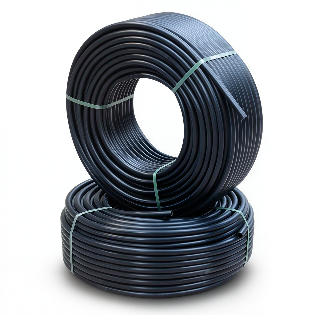 أنابيب HDPE PE 63 ضغط 10 بار قطر 32 مم سمك 2.9 مم لون أسود