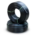 HDPE Pipes PE 80 Pressure 12.5 Bar Outer Diameter 25 mm Thickness 2.3 mm Black