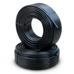 أنابيب HDPE الراجحي PE 80 ضغط 16 بار قطر خارجي 16 مم سمك 2 مم لون أسود