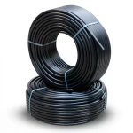 أنابيب HDPE PE 100 ضغط 20 بار قطر خارجي 20 مم سمك 2.3 مم أسود