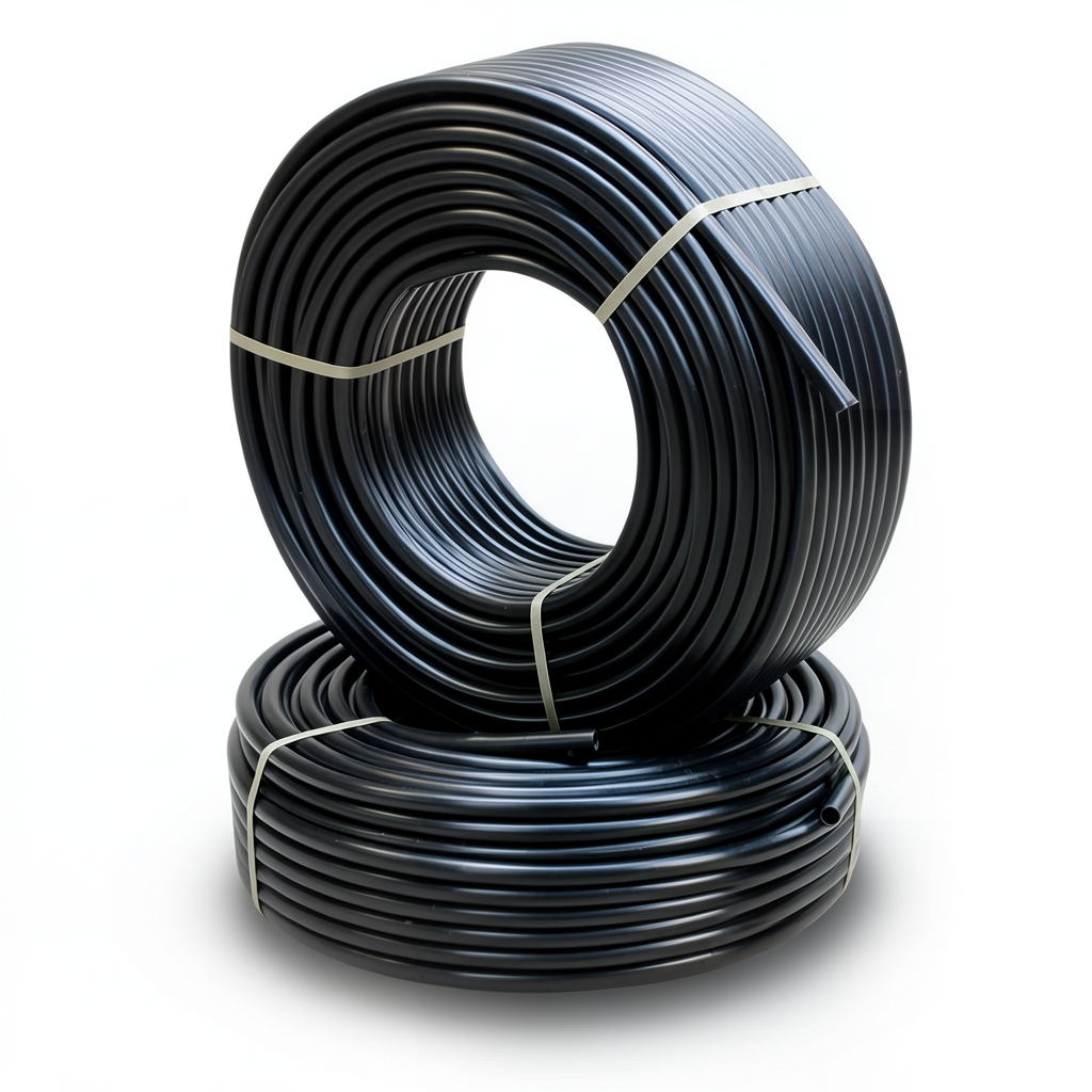 HDPE Pipes PE 100 Pressure 20 Bar Outer Diameter 40 mm Thickness 4.5 mm Black