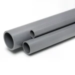 مواسير UPVC الوطني جدول 40 مقاس 5 إنش سمك 6.22 مم لون رمادي