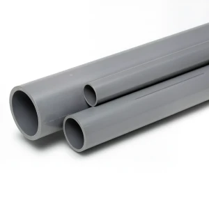 مواسير UPVC الوطني جدول 40 مقاس 5 إنش سمك 6.22 مم لون رمادي