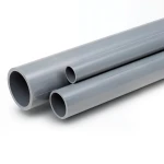 UPVC Pipes Schedule 40 Size 6 Inch Thickness 7.11 mm Gray
