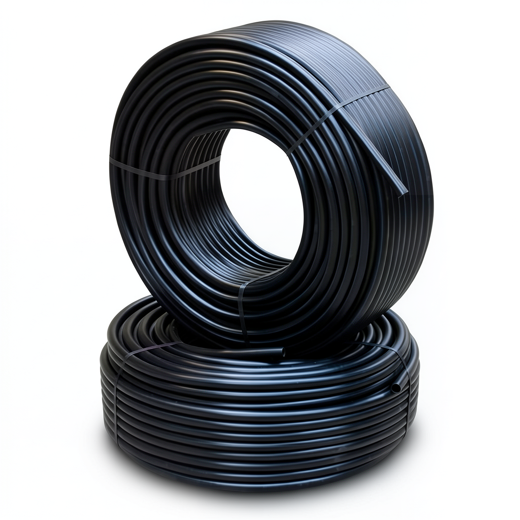 أنابيب HDPE PE 100 ضغط 20 بار قطر 63 مم سمك 7.1 مم لون أسود